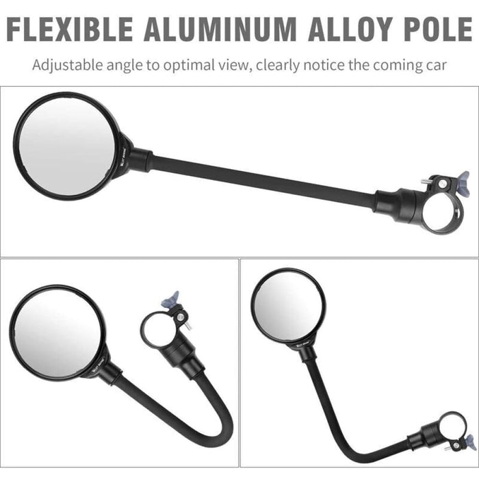Flexible Handlebar Rearview Bicycle Mirror