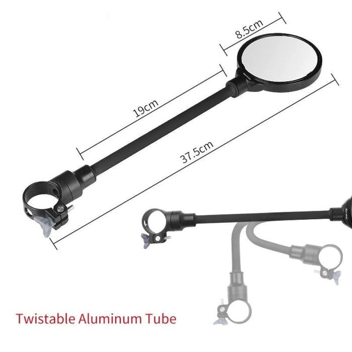 Flexible Handlebar Rearview Bicycle Mirror