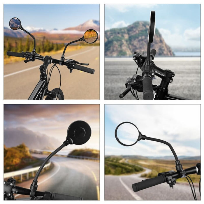 Flexible Handlebar Rearview Bicycle Mirror