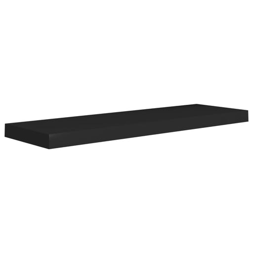 Floating Wall Shelf Black Mdf Txtntp