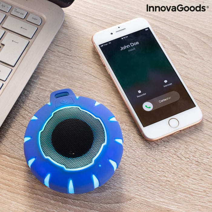 Floating Wireless Speaker With Led Floaker Innovagoods