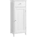 Floor Cabinet With 1 Door And Drawer White Bbc48wt