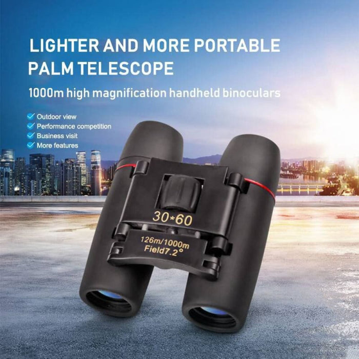 Foldable 30x60 Zoom Binoculars Telescope With Rope