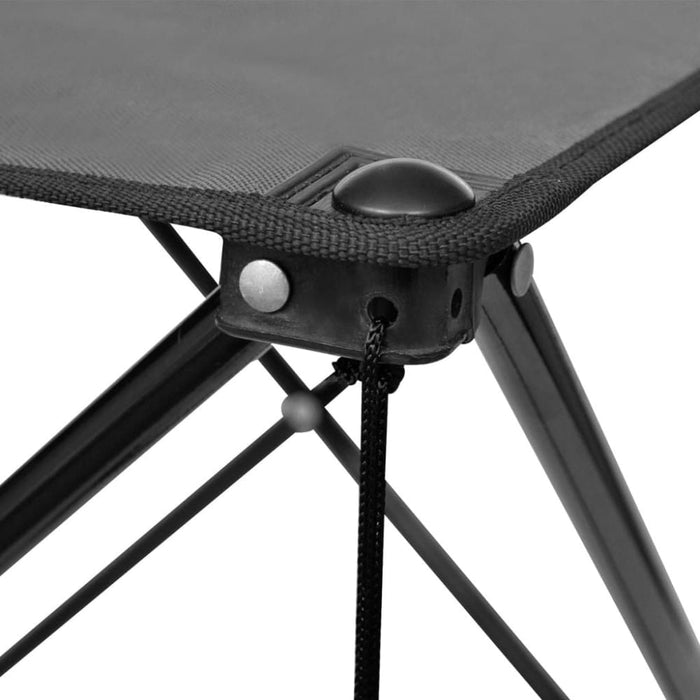 Foldable Camping Table Grey Aoann