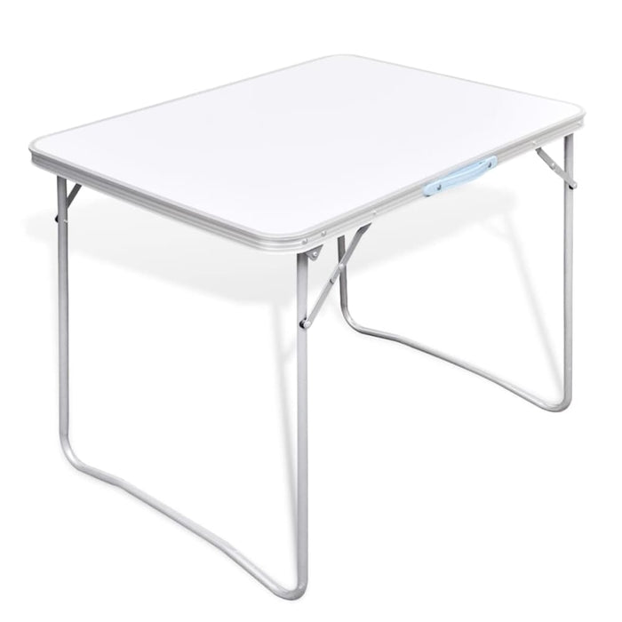 Foldable Camping Table with Metal Frame 80 x 60 Cm Aotxa