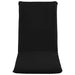 Foldable Sunlounger Oxford Fabric Black Tolbat