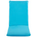 Foldable Sunlounger Oxford Fabric Blue Tolban