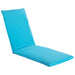 Foldable Sunlounger Oxford Fabric Blue Tolban