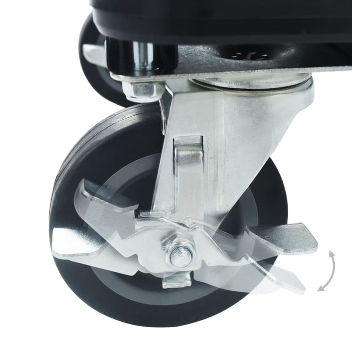 Foldable Transport Trolley 150 Kg Aluminium Silver Oalaan