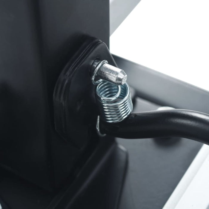 Foldable Transport Trolley 150 Kg Aluminium Silver Oalaan