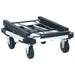 Foldable Transport Trolley 150 Kg Aluminium Silver Oalaan
