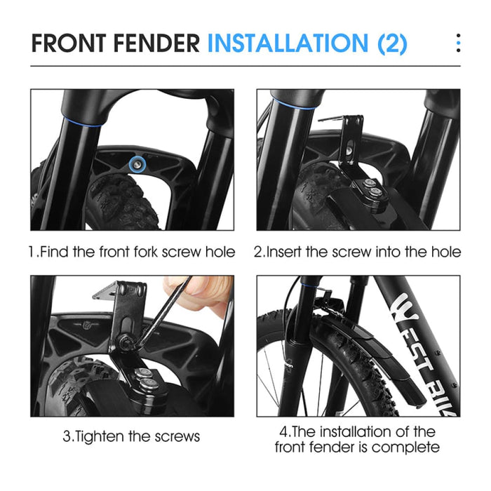 Foldable Universal Rear Fender