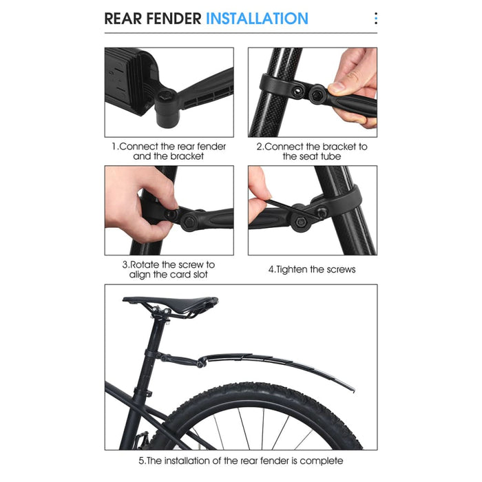 Foldable Universal Rear Fender