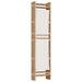 Folding 4-panel Room Divider 160 Cm Bamboo And Canvas Tpblxa