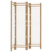 Folding 4-panel Room Divider 160 Cm Bamboo And Canvas Tpblxa