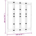 Folding 4-panel Room Divider 160 Cm Bamboo And Canvas Tpblxa