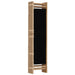 Folding 5-panel Room Divider 200 Cm Bamboo And Canvas Tpblxk