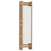 Folding 5-panel Room Divider 200 Cm Bamboo And Canvas Tpblxp