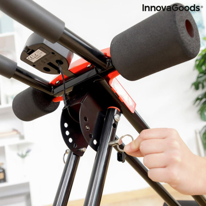 Folding Abdominal Machine with Exercise Guide Plawer