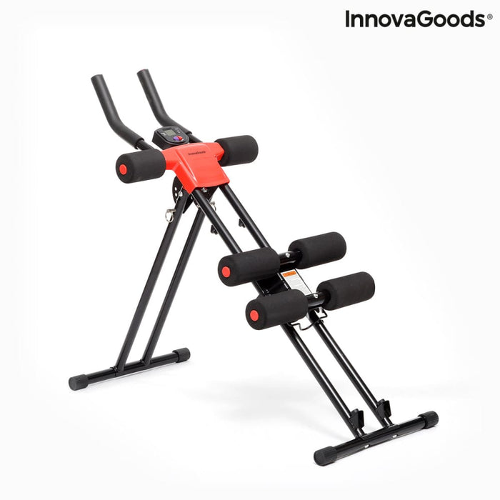 Folding Abdominal Machine with Exercise Guide Plawer