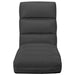 Folding Floor Chair Anthracite Faux Leather Gl6145