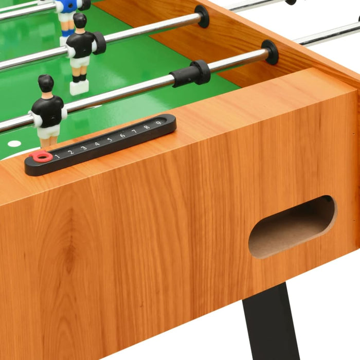 Folding Football Table 121x61x80 Cm Light Brown Kokao