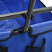 Folding Hand Trolley Steel Blue Oatiik