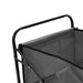 Folding Hand Trolley Steel Grey Oappoo