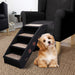 Folding Dog Stairs Black 62x40x49.5 Cm