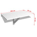 Folding Wall Table White 100x60 Cm Xatbpa