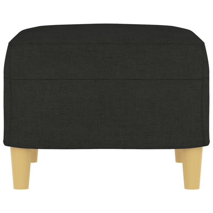 Footstool Black 60x50x41 Cm Fabric Takxli