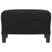 Footstool Black 60x50x41 Cm Faux Leather Takttp
