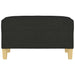 Footstool Black 70x55x41 Cm Fabric Takxip