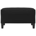Footstool Black 70x55x41 Cm Faux Leather Taktoo