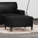 Footstool Black 70x55x41 Cm Faux Leather Taktoo