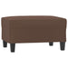 Footstool Brown 70x55x41 Cm Faux Leather Taktpi