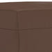 Footstool Brown 70x55x41 Cm Faux Leather Taktpi