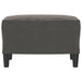 Footstool Dark Grey 60x50x41 Cm Velvet Takxka