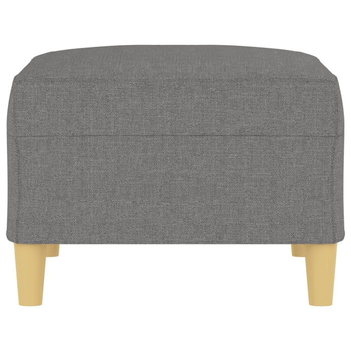 Footstool Dark Grey 70x55x41 Cm Fabric Takxix