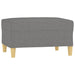 Footstool Dark Grey 70x55x41 Cm Fabric Takxix
