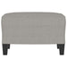Footstool Light Grey 60x50x41 Cm Fabric Taktxi