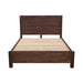 Bed Frame Double Size In Solid Wood Veneered Acacia Bedroom