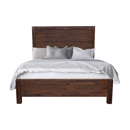 Bed Frame Queen Size in Solid Wood Veneered Acacia Bedroom