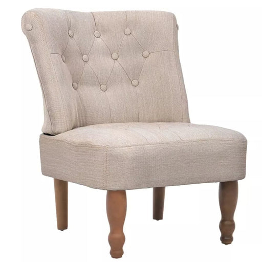 French Chair Cream Fabric Gl8826
