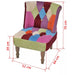 French Chair With Patchwork Design Fabric Gl8839