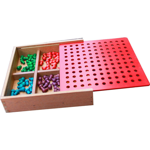 Froebel Gifts J2 - Pegs And Lacing Box