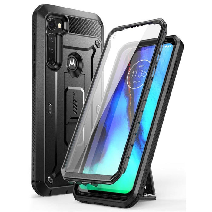 Full-body Rugged Holster Shockproof Case for Moto g Stylus