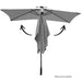 Furniture Umbrella 3 Metre with Solar Led Lights Garden