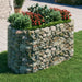 Gabion Raised Bed Galvanised Iron 200x100x100 Cm Opxbap