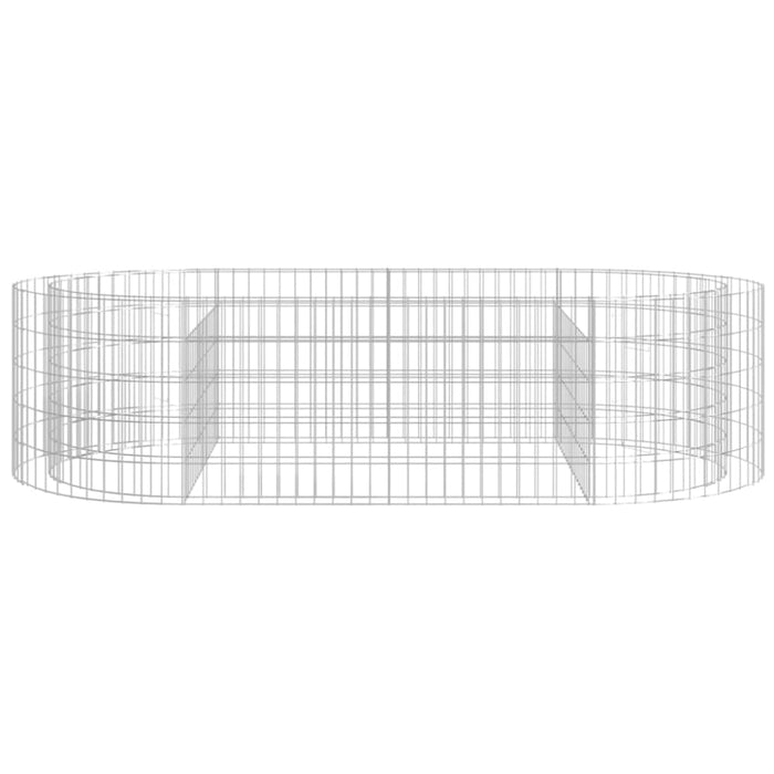 Gabion Raised Bed Galvanised Iron 200x100x50 Cm Opxbab